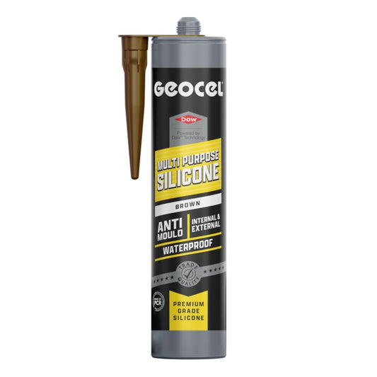 Geocel Multi Purpose Silicone 290ml Brown