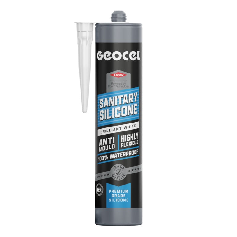 Geocel Sanitary Silicone 300ml White