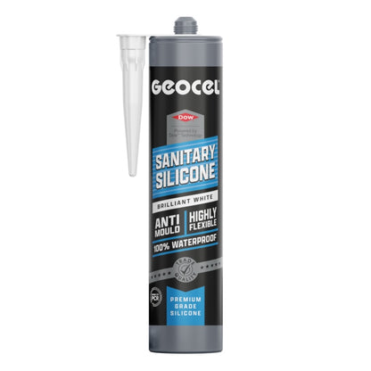 Geocel Sanitary Silicone 300ml White