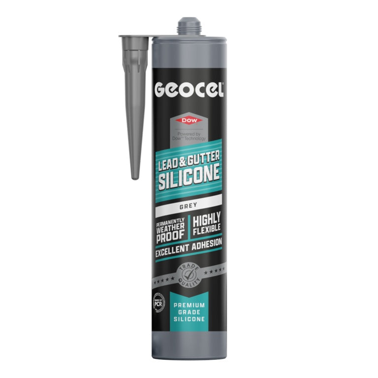 Geocel Lead & Gutter Silicone 300ml Grey