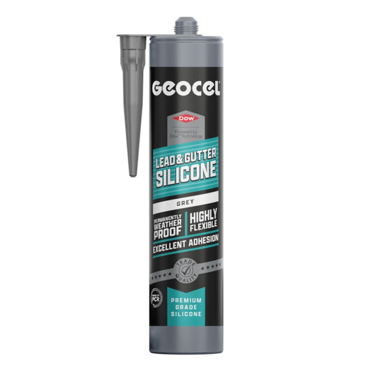 Geocel Lead & Gutter Silicone 300ml Grey