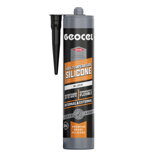 Geocel High Temperature Silicone 300ml Black