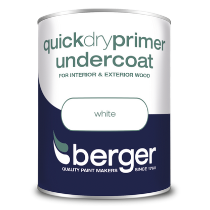 Berger Quick Dry Primer 1.25L White