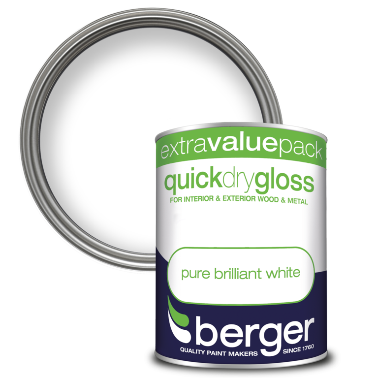 Berger Quick Dry Gloss 1.25L White