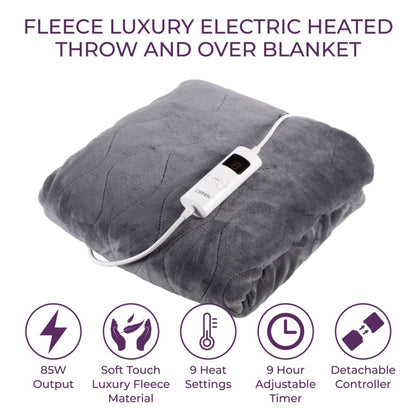 Carmen Fleece Luxury Electric Heated Throw