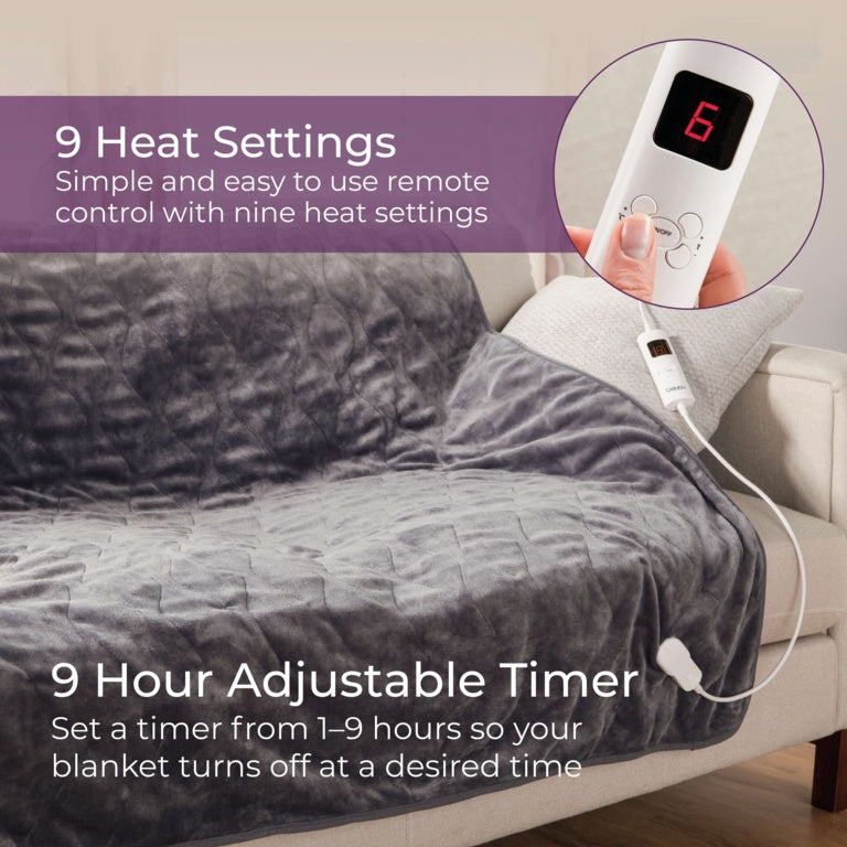 Carmen Fleece Luxury Electric Heated Throw