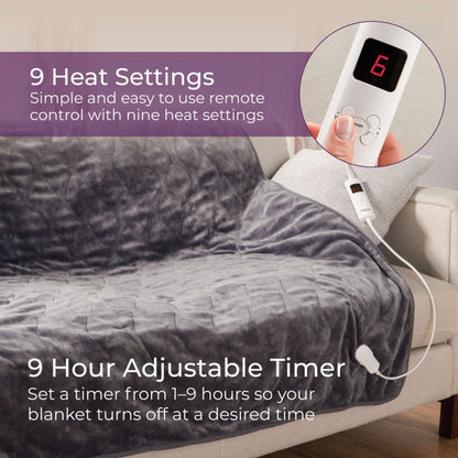 Carmen Fleece Luxury Electric Heated Throw