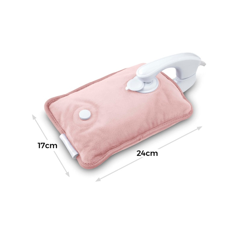 Carmen Rechargeable Hot Water Bottle 24 x 17cm Pink