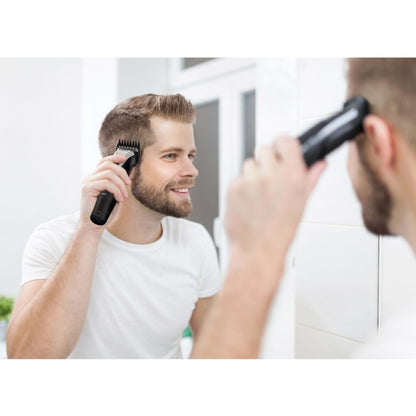 Carmen 4 In 1 Grooming Set Black & Silver