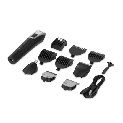 Carmen 4 In 1 Grooming Set Black & Silver