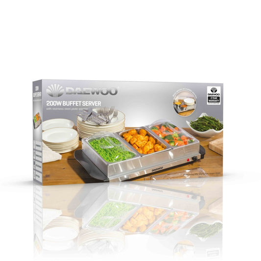 Daewoo Electric Buffet Server 3 x 1.5L
