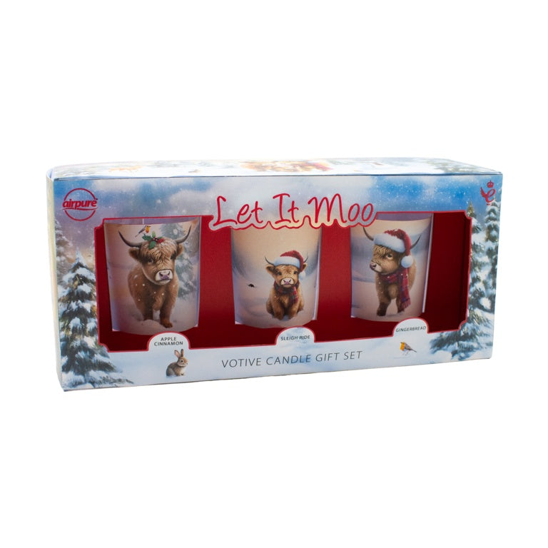 Airpure Votive Set Pack 3 Let It Moo