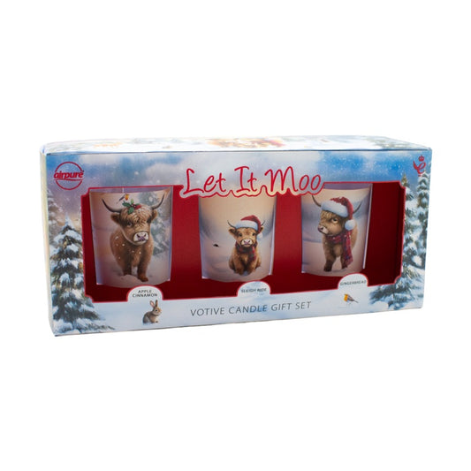 Airpure Votive Set Pack 3 Let It Moo