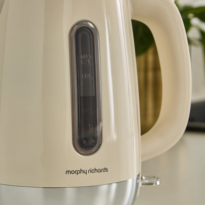 Morphy Richards Equip Cream Kettle 3000w 1.7L