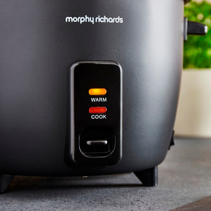 Morphy Richards Black Rice Cooker 1.5L 8 Cup