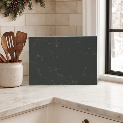 Apollo Glass Worktop Saver 28 x 38cm Black Granite