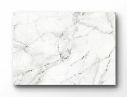 Apollo Glass Worktop Saver 28 x 38cm White Marble