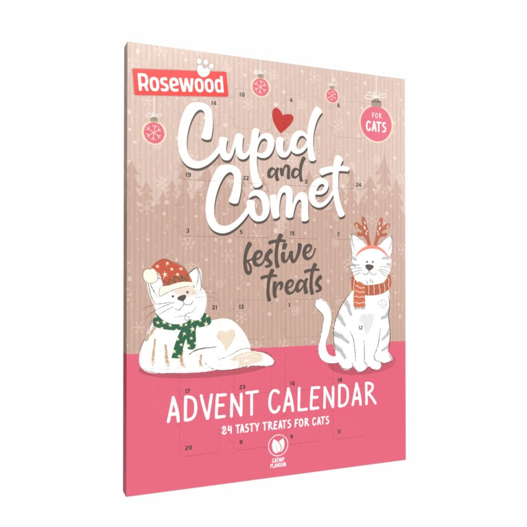 Rosewood Cupid & Comet Advent Calendar For Cats 70g