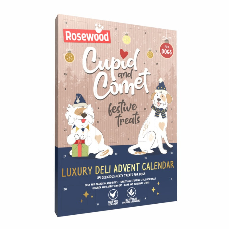 Rosewood Cupid & Comet Luxury Deli Advent Calendar For Dog 100g