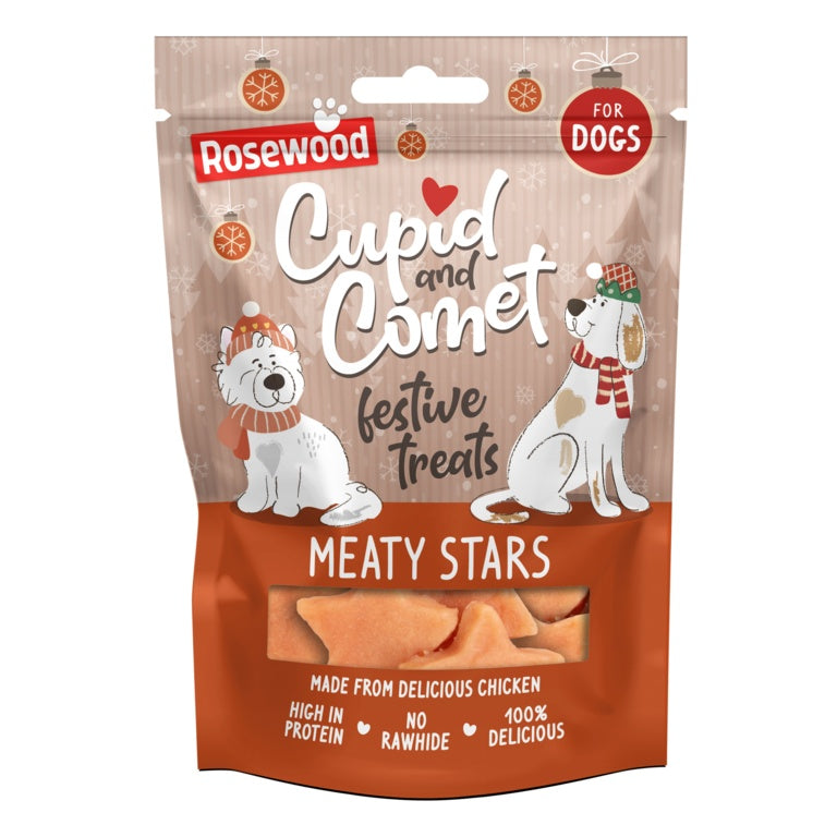 Rosewood Cupid & Comet High Meaty Stars 100g