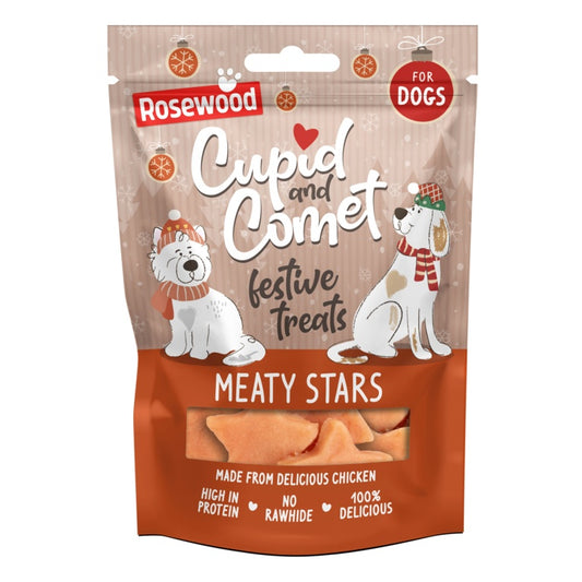 Rosewood Cupid & Comet High Meaty Stars 100g