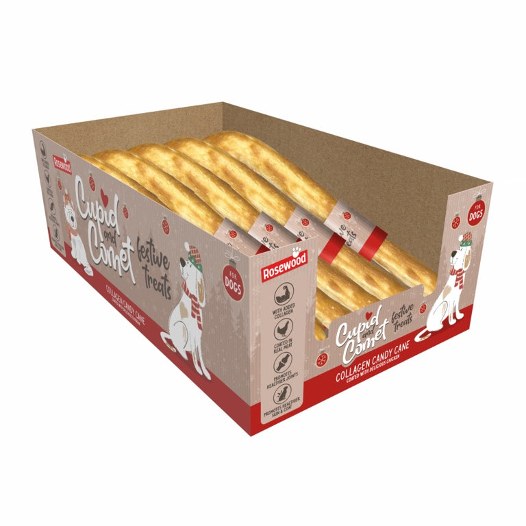 Rosewood Cupid & Comet Collagen Candy Cane 80g
