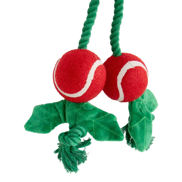 Rosewood Cupid & Comet Holly Jolly Rope Toy