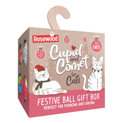 Rosewood Cupid & Comet Festive 8 Piece Ball Gift Box