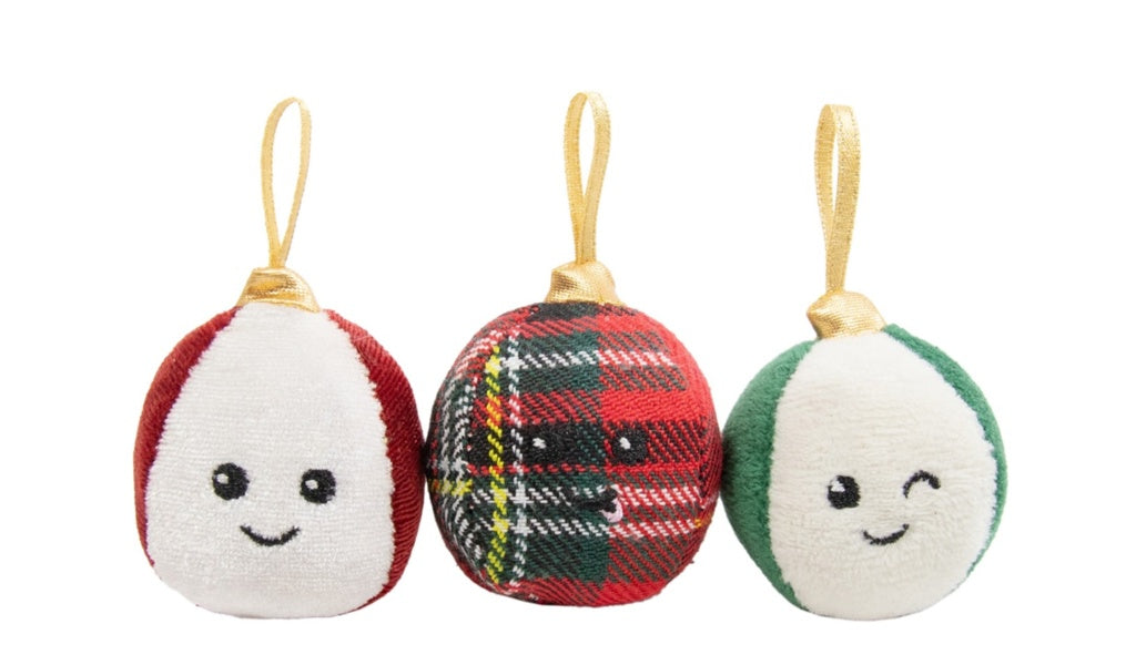 Rosewood Cupid & Comet Festive Bauble Trio