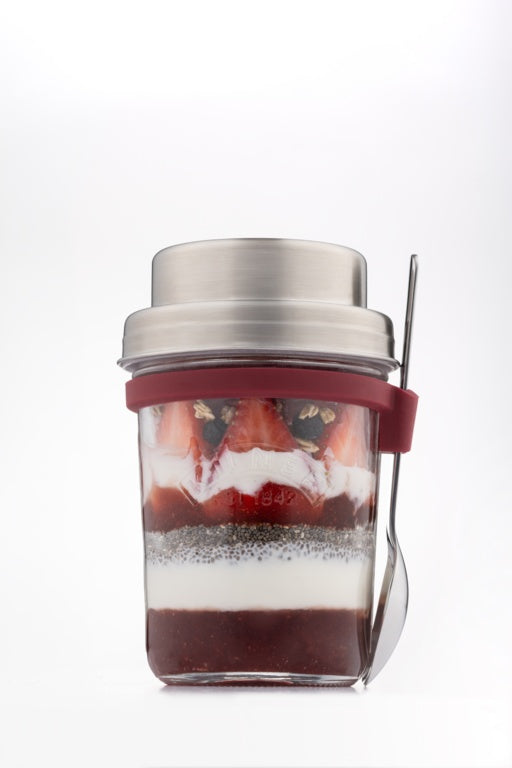 Kilner On The Go Glass Breakfast Jar Set
