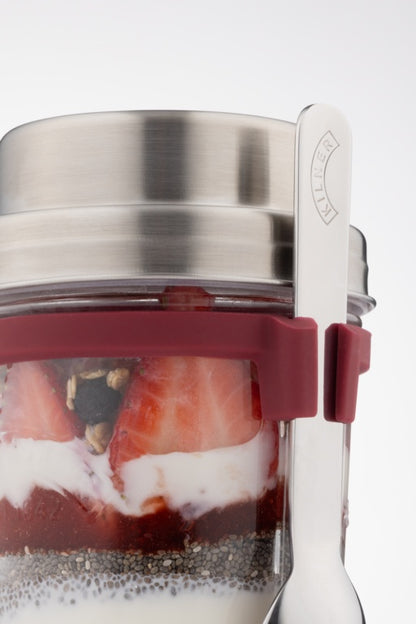Kilner On The Go Glass Breakfast Jar Set
