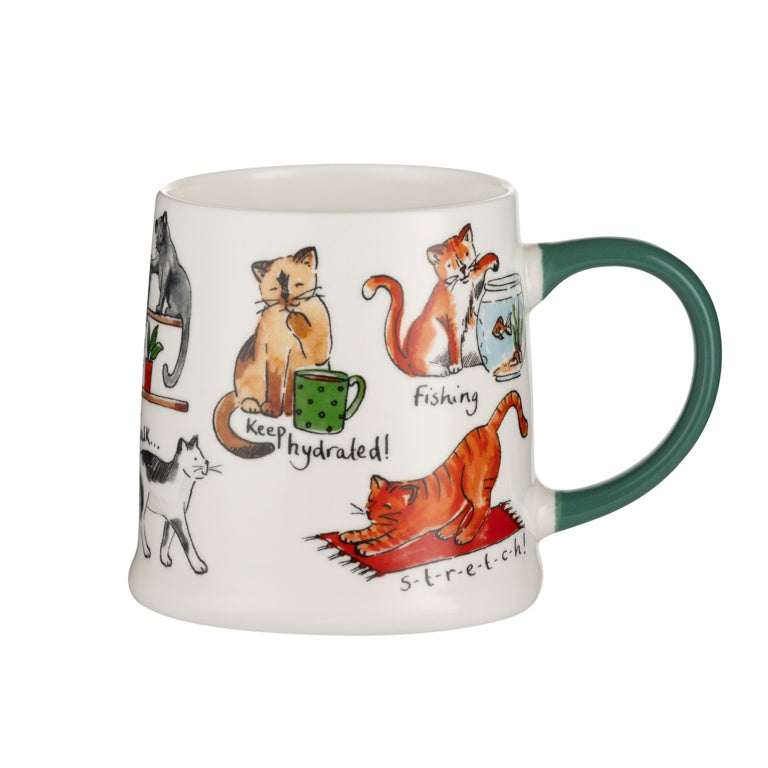 Price & Kensington Wellness Cats Mug 380ml