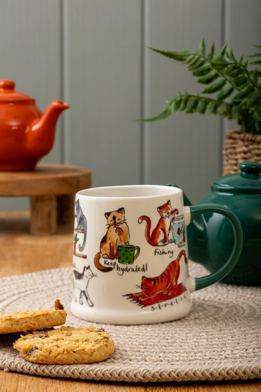 Price & Kensington Wellness Cats Mug 380ml
