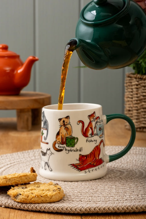 Price & Kensington Wellness Cats Mug 380ml