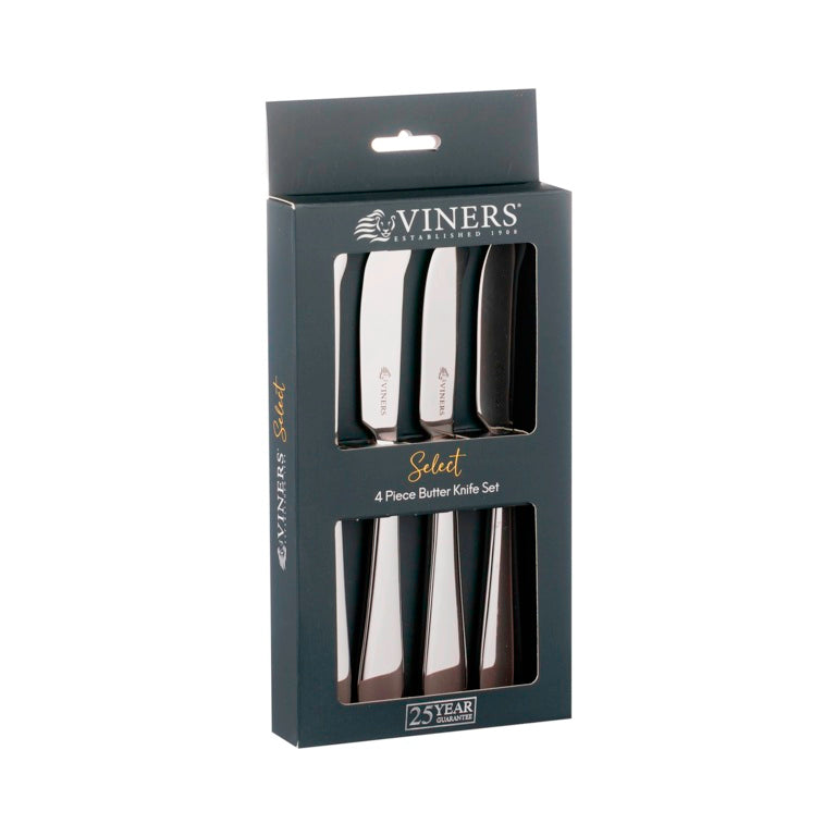 Viners Select 18/0 Butter Knives 4 Piece