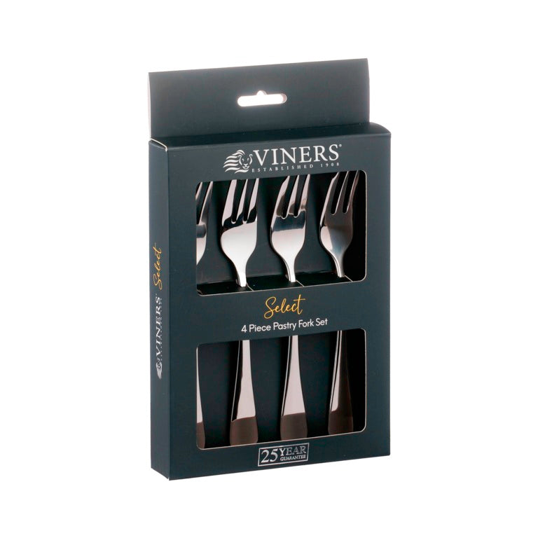 Viners Select 18/0 Pastry Forks 4 Piece
