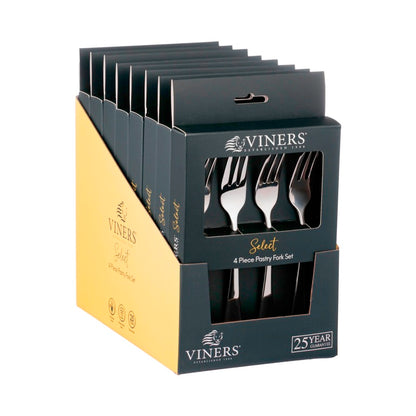 Viners Select 18/0 Pastry Forks 4 Piece
