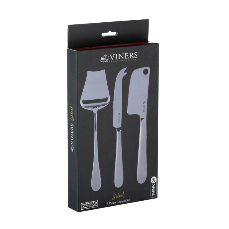 Viners Select 18/0 Cheese Set Giftbox 3 Piece
