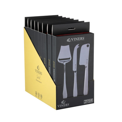 Viners Select 18/0 Cheese Set Giftbox 3 Piece