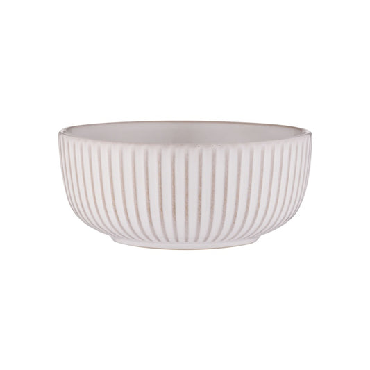 Mason Cash Reactive Ridge Bowl White 15cm