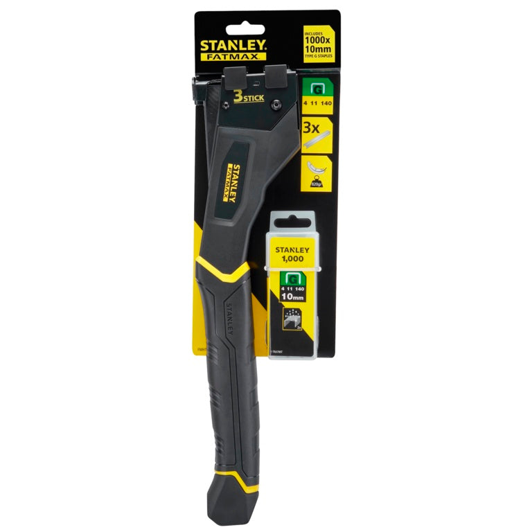 Stanley Fatmax Hammer Tacker With 1000 Staples