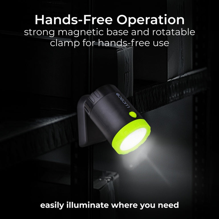 Luceco Magnetic Clamp Spotlight 5w 500lm