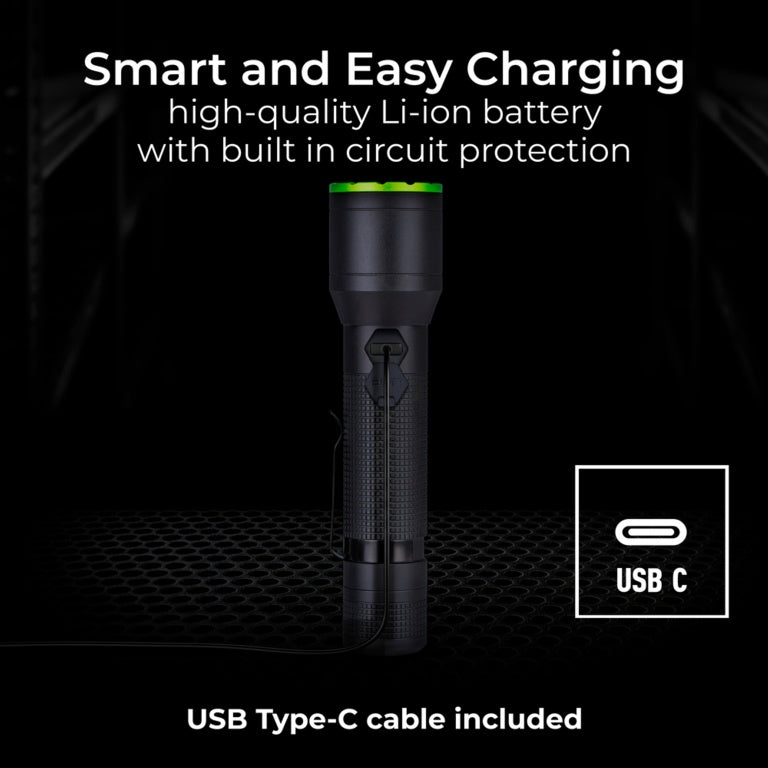 Luceco Hand Torch 9w 6500k 2200mah 1000lm