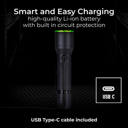 Luceco Hand Torch 9w 6500k 2200mah 1000lm