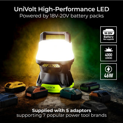 Luceco Battery Area Worklight 6500k 4000lm