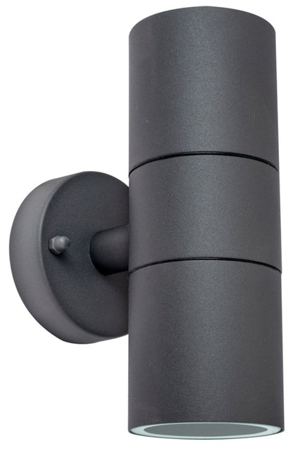 Luceco Stainless Steel Exterior Wall Light GU10 Slate Grey