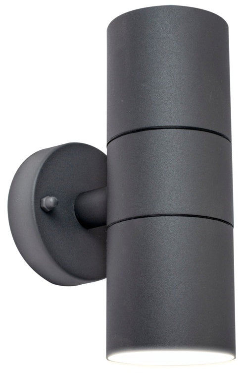 Luceco Stainless Steel Exterior Wall Light GU10 Slate Grey