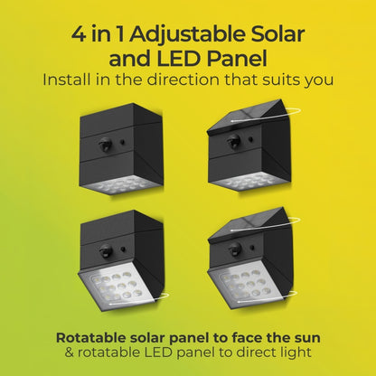 Luceco Rubix Solar Wall Light 2.5w 280lm