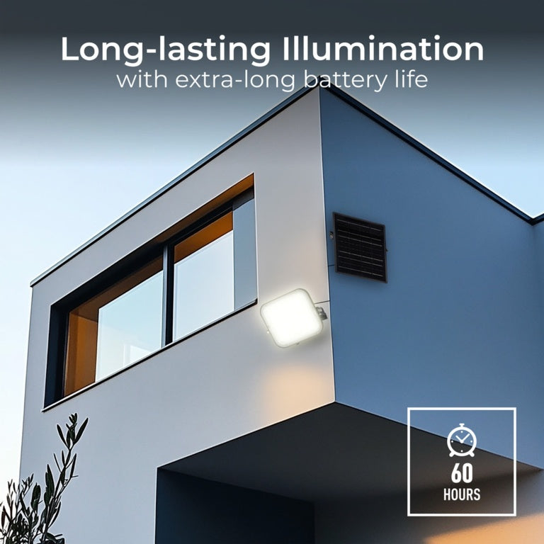 Luceco Mensa Solar Secur Floodlight 1500lm