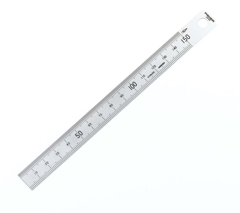 Fisher Satin Chrome Rule 12"/300mm